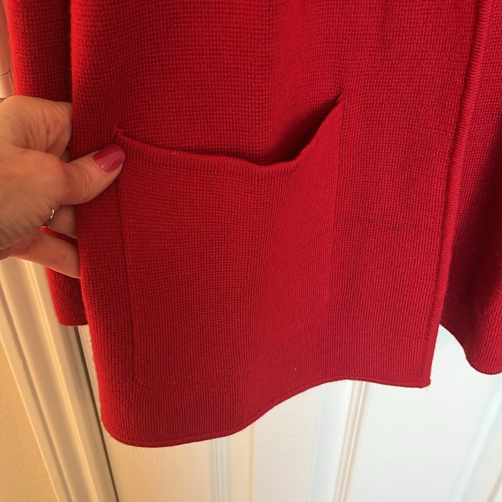 Talbots Wool Blend Open Cardigan - Picture 3 of 6